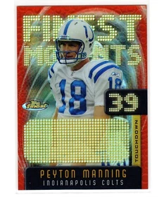 Peyton Manning 2005 Topps Finest FM39 Finest Moments Refractors #/599 HOF Colts - Bild 1 von 2