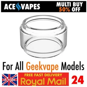 GEEKVAPE Bulb Bubble Fatboy Fat Boy Glass Pieces All GEEK VAPE Kits & Tanks TPD - Picture 1 of 21