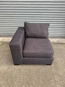 Made.com Mortimer Corner Sofa Seat in Dark Grey. 002 - Picture 1 of 3