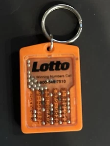 LLAVERO VINTAGE NÚMEROS GANADORES LOTERÍA COLECCIONABLE - Imagen 1 de 7