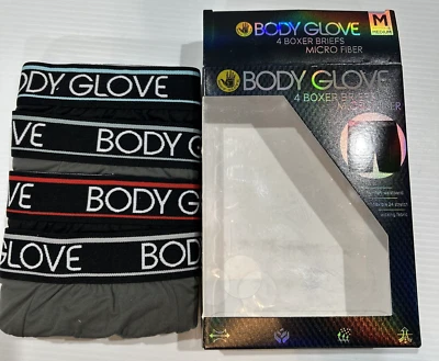 Body Glove Boxer Briefs 4 Pr Men's Underwear Athletic Performance Micro Fiber M - Image 1 of 4