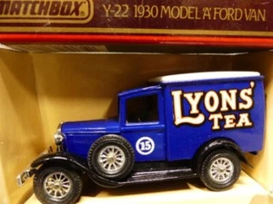 Furgoneta Ford Matchbox de antaño 1930 A Lyons Tea Y22 - Imagen 1 de 1