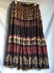 E.I.A Damen Rock Einheitsgröße indischer Hippie bunt, gebraucht in sehr gutem Zustand - Bild 1 von 12