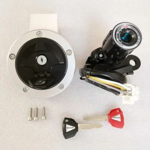 Ignition Switch Fuel Gas Cap Lock Key Set For Kawasaki Ninja 650 EX650 2012-2016 - Picture 1 of 7