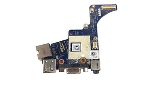 Dell Latitude E6420 Audio Ethernet USB VGA Port Board Assembly LS-6591P CYXNG