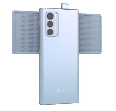 Sbloccato LG Wing 5G LM-F100TM Illusion Sky Color 128GB Cellulari Smartphone - Immagine 1 di 4