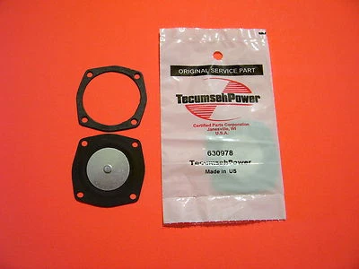Kit de diafragma de carburador Tecumseh parte # 630978 Toro, Sears, Craftsman OEM  Foto 1 de 4