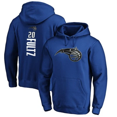Men's Markelle Fultz Blue Orlando Magic Playmaker Name & Number Pullover Hoodie - Image 1 of 3