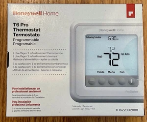 Honeywell T6 PRO Programmable Thermostat Model TH6220U2000, Used, Clean, NICE! - Picture 1 of 8