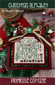 Primrose Cottage Stitches Counted Cross Stitch Pattern ~ Christmas Alphabet - Picture 1 of 2