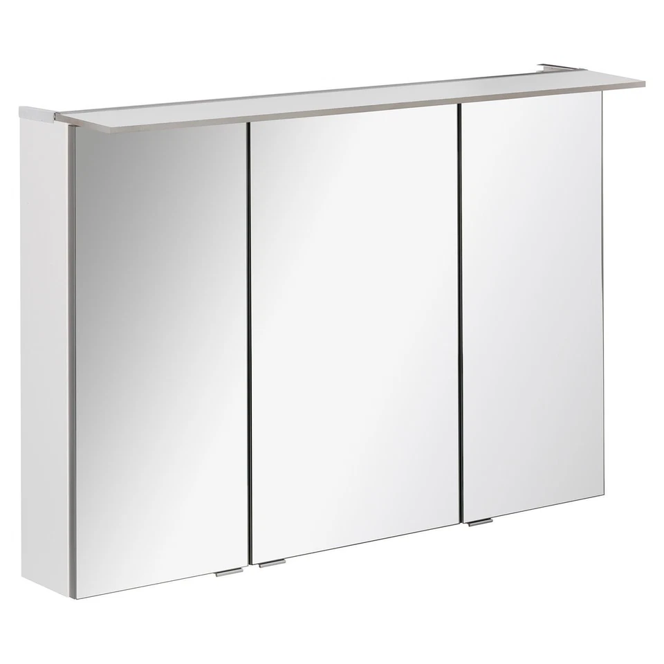 Fackelmann B.perfekt LED Spiegelschrank - Weiß, 100cm