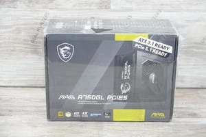 New MSI MAG A750GL PCIE 5.1 & ATX 3.1 Gaming Power Supply Full Modular _ Sealed - Picture 1 of 5