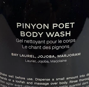 TwentyNine twenty nine Palms Pinyon Poet Body Wash 16.9 fl oz $47 Vegan Luxury - Picture 1 of 4