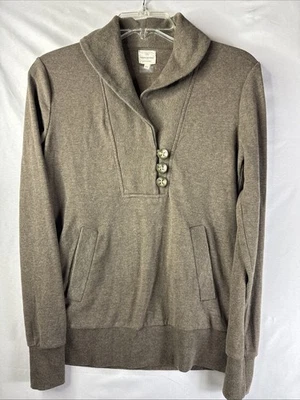 Suéter Pullover Banana Republic XS Cuello Simulado Botón Tapeta Negocios Informal  Foto 1 de 4