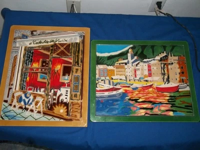 juego de 2 cuadros cerámicos Foto 1 de 4