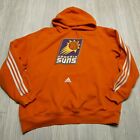 Adidas Hoodie Adult Large Orange NBA Phoenix Suns Hooded Sweatshirt Mens