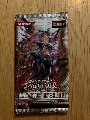 YuGiOh - Galactic Overlord Booster Pack EMPTY - Unlimited Edition - - Image 1 of 2