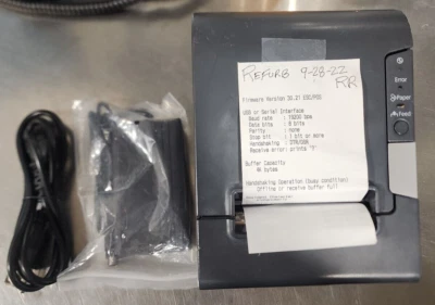 EPSON M224A PRINTER SLIGHTLY USED WITH POWER CORDS - Image 1 of 3