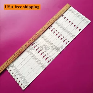8Pcs LED Strips For Hitachi 49E30 49E301 49D1600 TCL_49D1600_3030 49HR332M05A - Picture 1 of 7