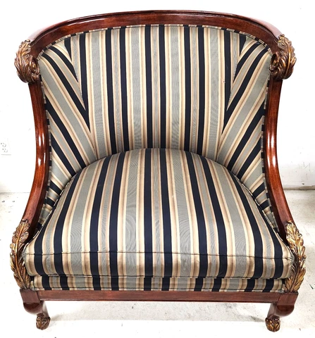 Lounge Settee Chair by Marge Carson Cover