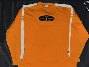 VTG Tennessee Volunteers Shirt Men XL Orange Pullover Sweatshirt Longsleeve - Picture 1 of 8