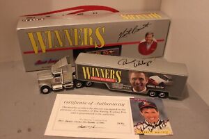 1993 Darrell Waltrip 1/64 ERTL Winners Transporter Deichst Autographed