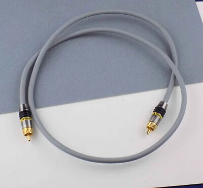 Monster M1000V Silver Composite Video Cable MSeries Single RCA 3.2 ft 1M - Image 1 of 3