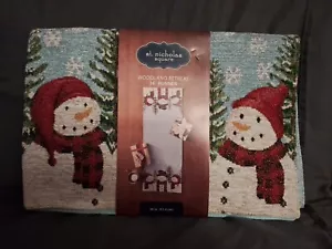 St. Nicholas Square Snowman Table Runner - Picture 1 of 2
