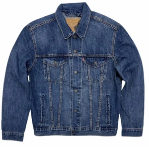 Levis Premium Classic Denim Trucker Jacket “Mayze” Tencel  Men’s SZ 2XL New!!! - Picture 1 of 8