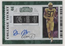 2019 Contenders Draft Picks Cracked Ice Ticket /23 Jalen Jelks Rookie Auto RC