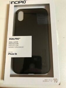 Incipio DualPro Series Dual Layer Case for Apple iPhone XR - Matte Black