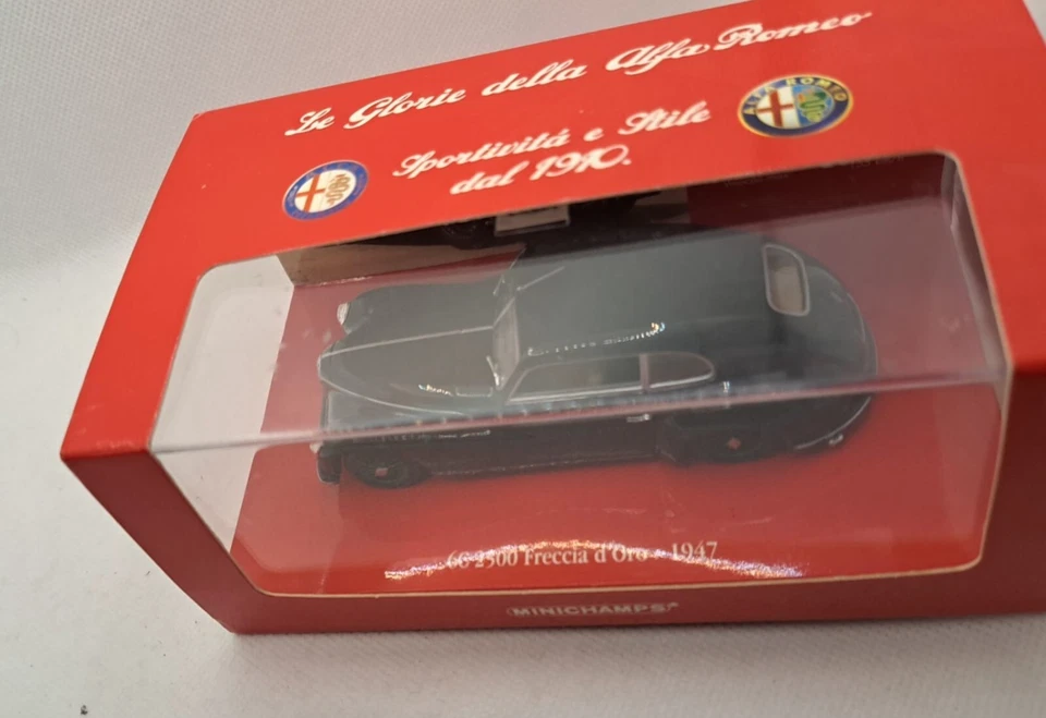  Alfa  Romeo 6C 2500  Freccia d'Oro  1947  Nero Minichamps    1:43 - Immagine 1 di 4