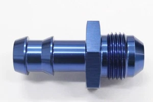 AN to Barb Alloy PUSH ON HOSE BARB TAIL Straight Fitting Adaptor - 4 Sizes - Picture 1 of 7