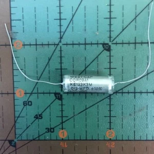 WEST CAP AXIAL FILM CAPACITOR 0.012uF 400V CQR09A1KE123K3M .012uF AUDIO MIL - Picture 1 of 1