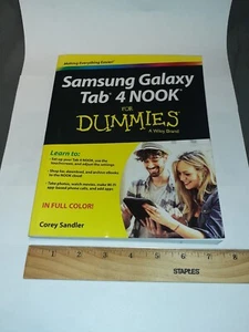 Samsung Galaxy Tab 4 NOOK For Dummies (For Dummies Series), Sandler, Corey, 9781 - Picture 1 of 8