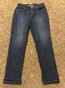 Loft Womens Size 4 Curvy Skinny Crop Jeans Cotton Blend B5 - Picture 1 of 5