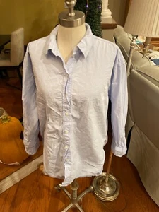 Camicia donna manica lunga con bottoni filo universale blu chiaro tg med. - Foto 1 di 7