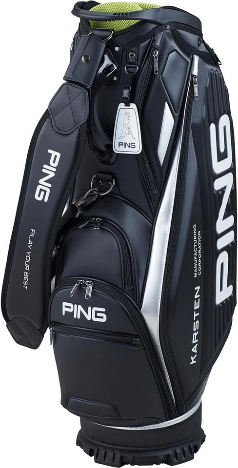 PING Golf Men's Caddy Bag AUTHENTIC ONE 9.5 inch 4.3kg Black CB-P2401