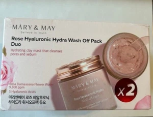 Mary & May Rose Hyaluronic Hydra Wash Off 2 PK Vegan 4.4 oz Each - Picture 1 of 1