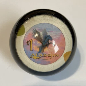 Aladdin Las Vegas Casino Chip Novelty Cue Or Eight Ball Pool/Billiards - Picture 1 of 4