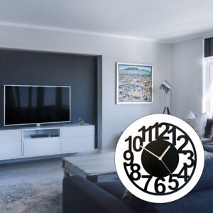 Big Black Clocks Acrylic Wall Clock Mute Clock Black Wall Clock Acrylic Clock