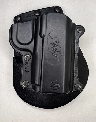 Fobus Kimber KM3 Right Handed Black Paddle Handgun Pistol Holster  - Image 1 of 4