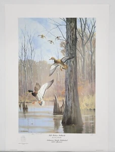 Ducks Unlimited Print "Timber Mallards" Larry Chandler SIGNED #d/1,500 2007 #DUP - Picture 1 of 9