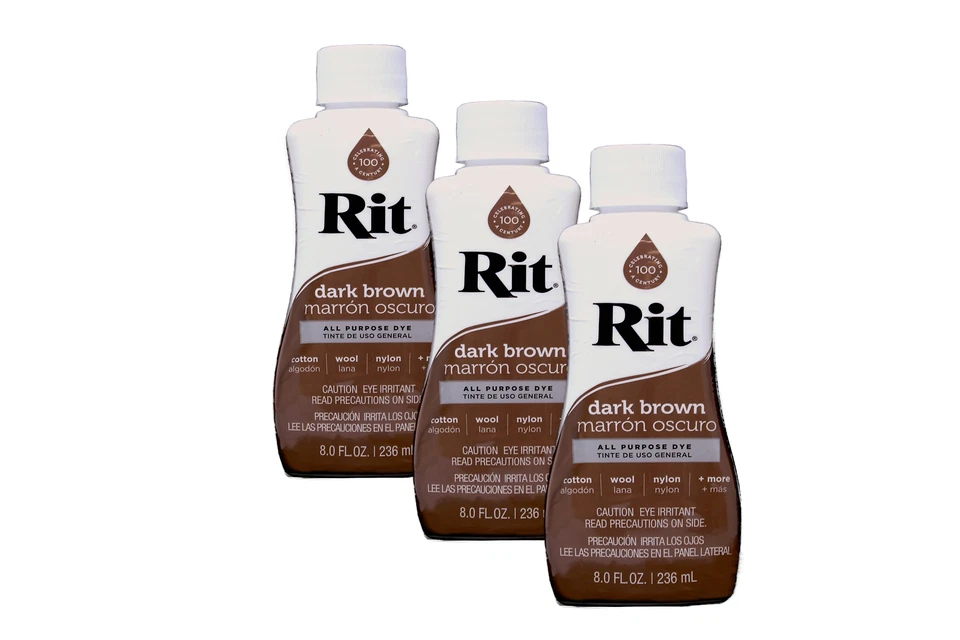 8 Oz Rit Dark Brown Liquid Dye