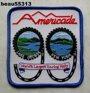 ⭐1999 AMERICADE LAKE GEORGE NEW YORK HARLEY BIKER JACKET VEST PATCH - Picture 1 of 1