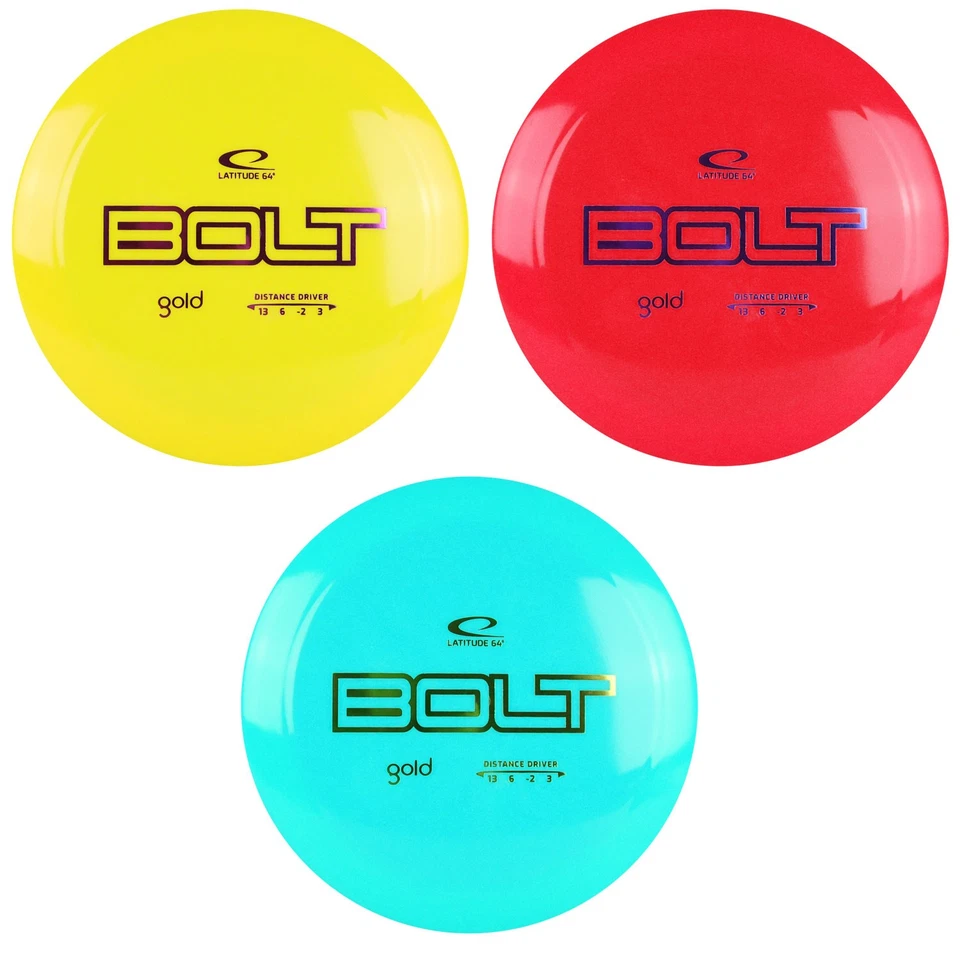 Latitude 64 Disc Golf Gold Bolt Distance Driver 13/6/-2/3 - Choose Exact - Image 1 of 1