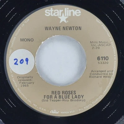 WAYNE NEWTON Red Roses For A Blue Lady CAPITOL 6110 VG+ 45rpm 7"  Vocal - Image 1 of 4