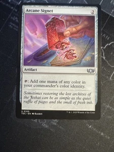 Arcane Signet #105 NM/M Tarkir Dragonstorm Commander MTG Magic Card EDH Staple - Picture 1 of 1