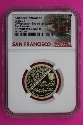 2018 PF 70 Proof Ametican Innovation Dollar NGC Graded Certified Authentic 543 - Image 1 of 3