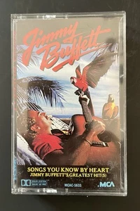 JIMMY BUFFETT  "Songs You Know By Heart - Greatest Hits"  Cassette  MCAC-5633 - Picture 1 of 5
